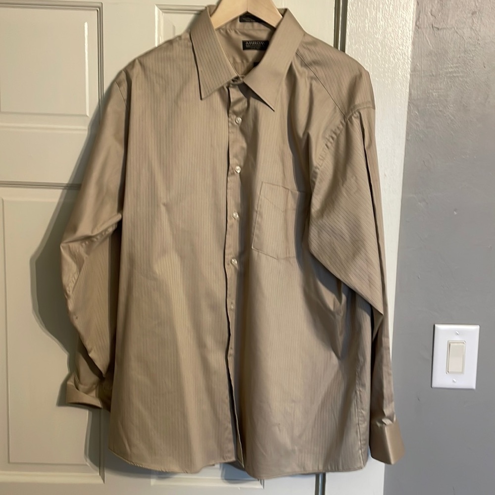 2XL cream Arrow dress shirt